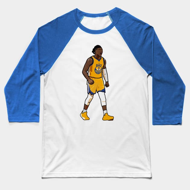 D'angelo Russell 'The Bay' Golden State Warriors Baseball T-Shirt by xavierjfong